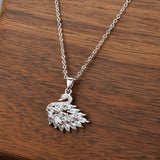 Full Zirconium Swan Necklace Fashion All-matching