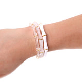 Bracelet Acrylic Bamboo Ring Niche Ladies Vintage Beaded Bracelets