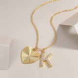 Heart Of Hearts Luxurious Fashion Diamond Pendant Necklace Set With Mosan Diamond Silver Ornaments