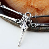 Fashionable New European And American Gothic Bird Skull Necklace