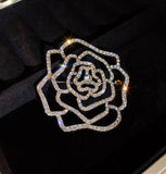 Elegant Women's Federation Logo Brooch