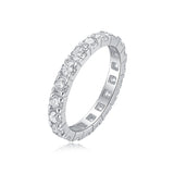 Starry Sky Diamond Ring Luxury Fashion Set Moissanite Silver Ring