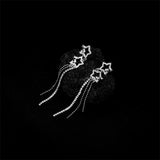 XINGX Water Drop Tassel Earrings Earrings Simple