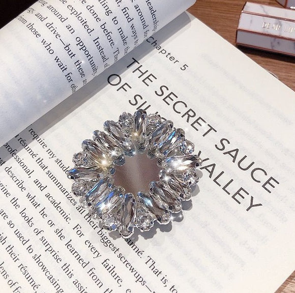 New Ins Style High-end Temperament Sparkling Diamond Mirror Bracket